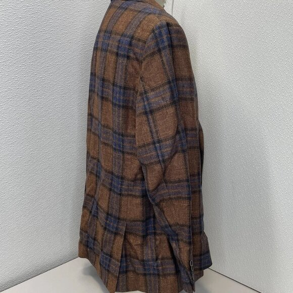 Patrick James Men’s Plaid Wool-Blend Sportcoat - Picture 7 of 7